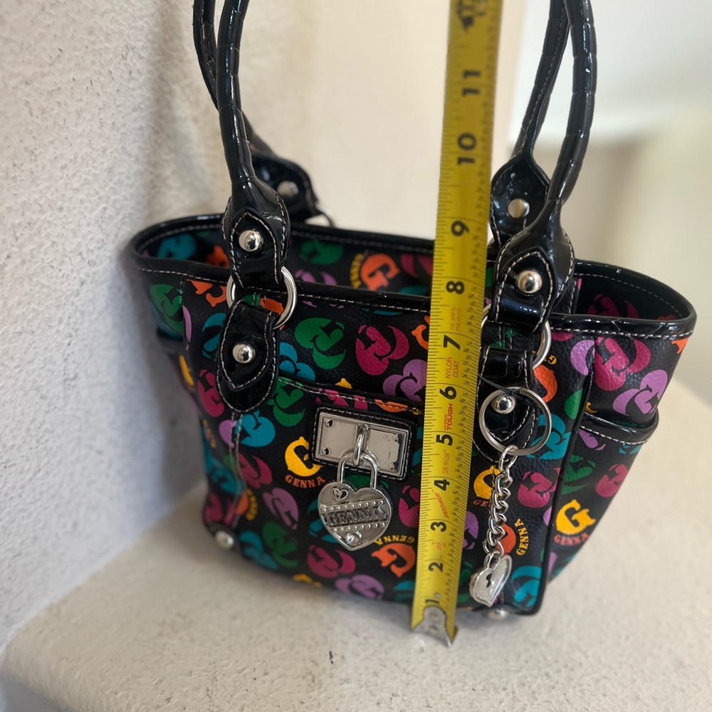Genna by Anna De Rossi multicoloured handbag #y2k #festival tote bag - Picture 10 of 15